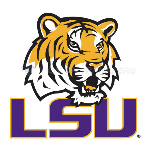LSU Tigers Logo T-shirts Iron On Transfers N4925 - Click Image to Close